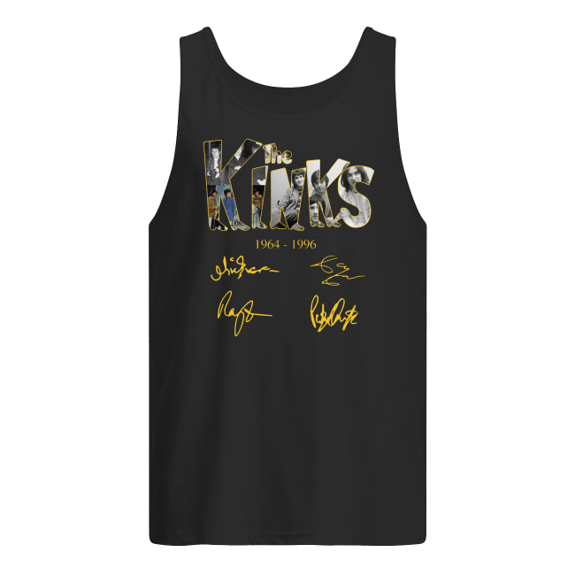 The kinks 1964-1996 signatures men's tank top