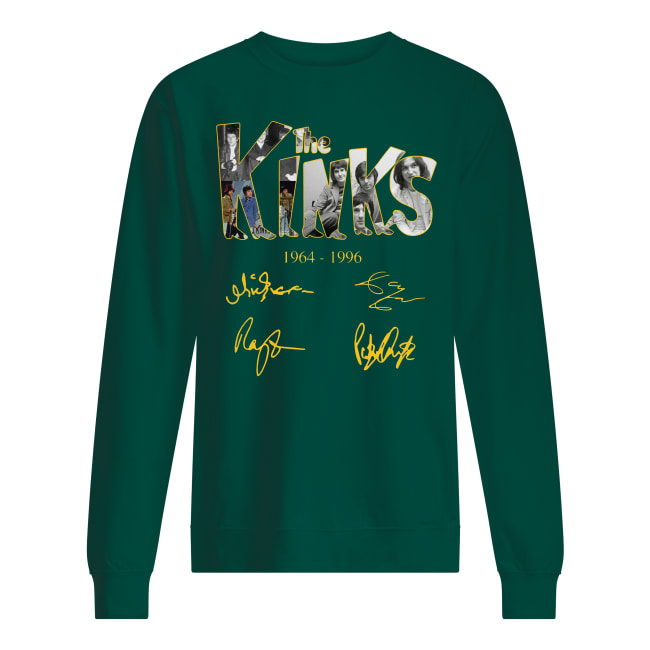 The kinks 1964-1996 signatures sweatshirt
