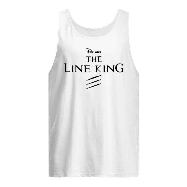 The lion king drugs the line king men's tank top