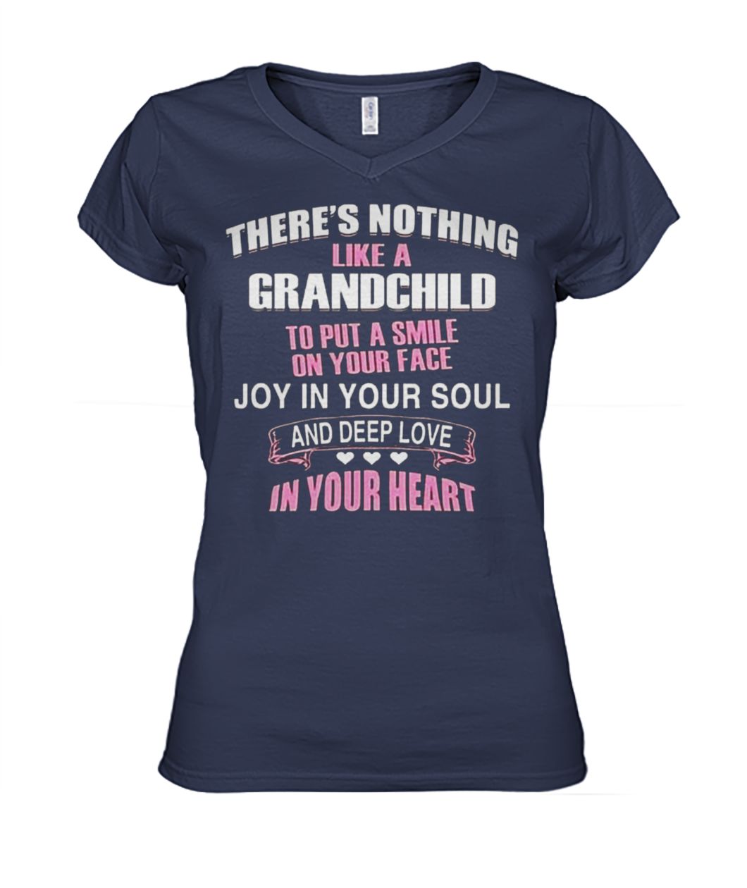 There's nothing like a grandchild to put a smile on your face women's v-neck
