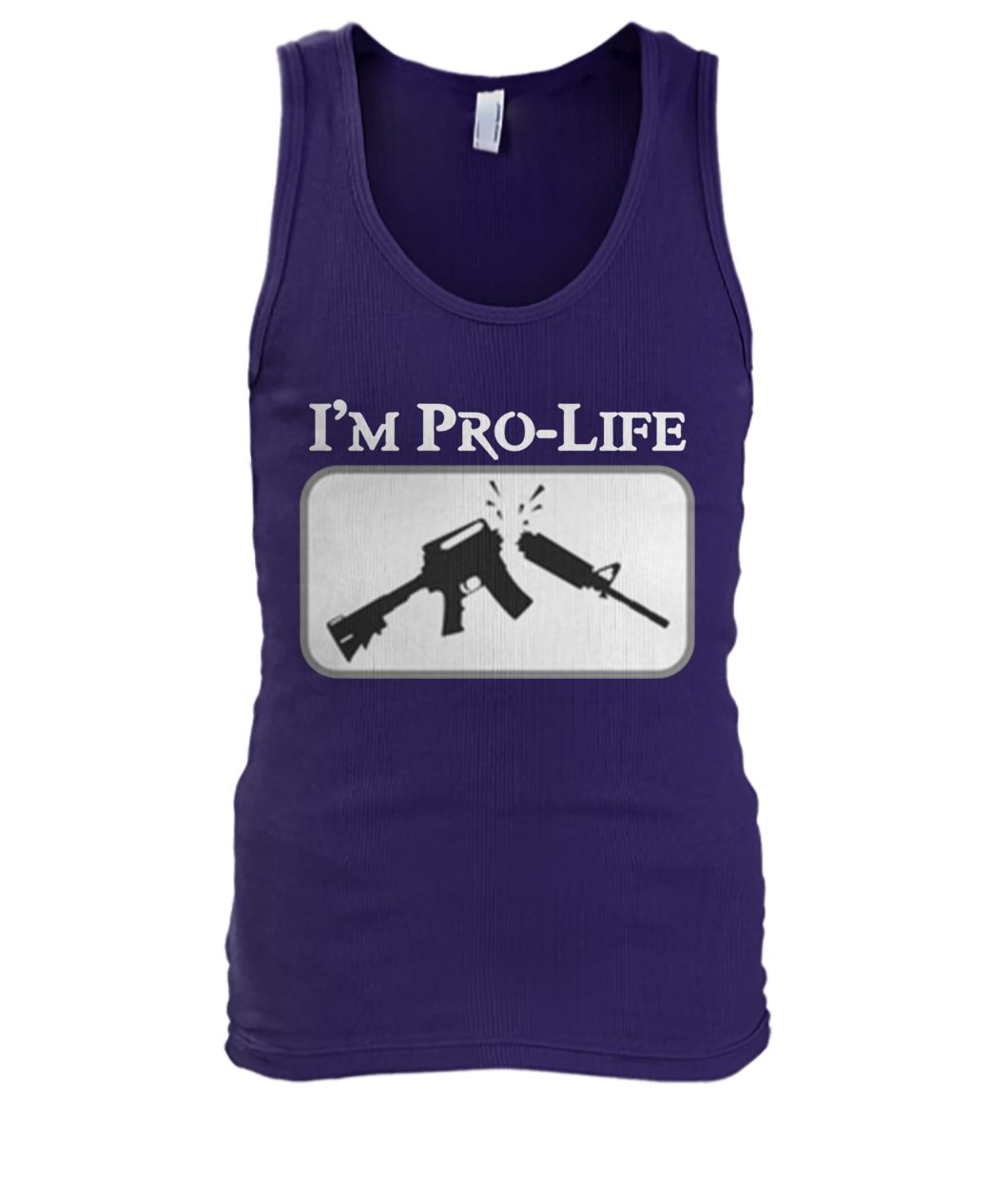 This is pro-life men's tank top