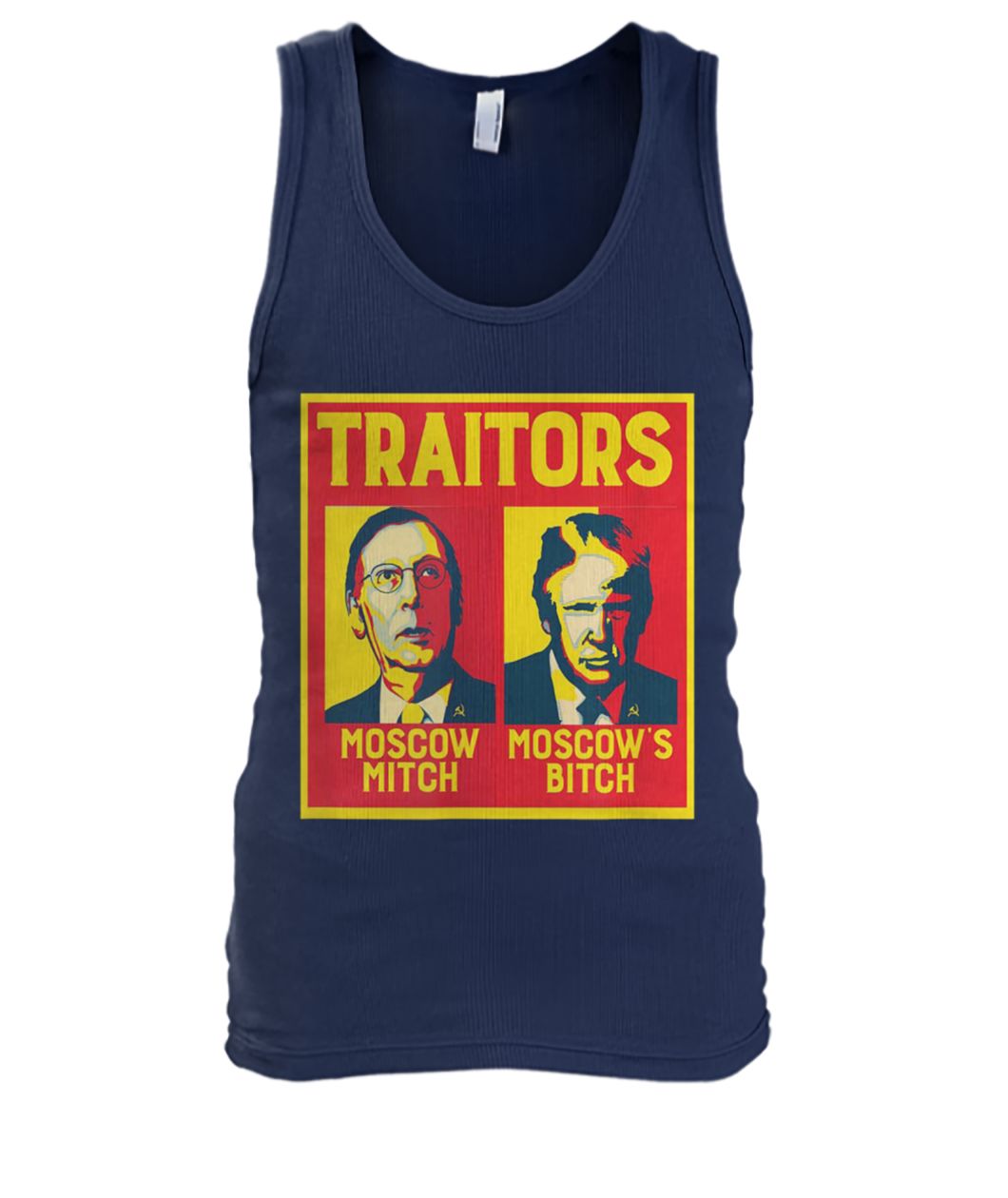 Traitors ditch moscow mitch moscow's bitch men's tank top