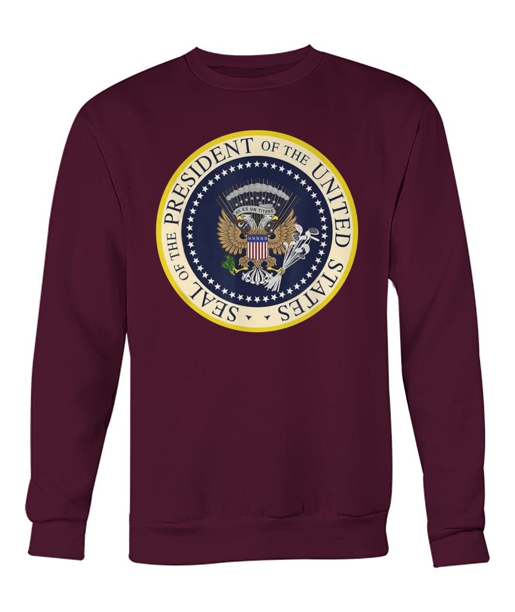 Trump fake russian presidential seal crew neck sweatshirt
