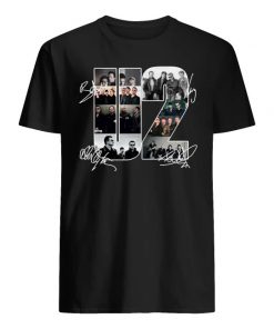 U2 signatures men's shirt