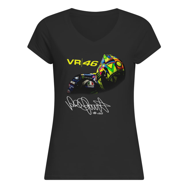 Valentino rossi VR 46 signature women's v-neck
