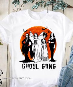 Vampira ghoul gang sunset halloween shirt