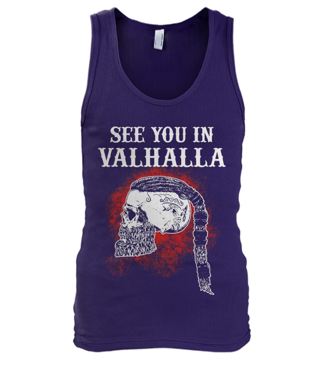 Viking see you in valhalla men's tank top