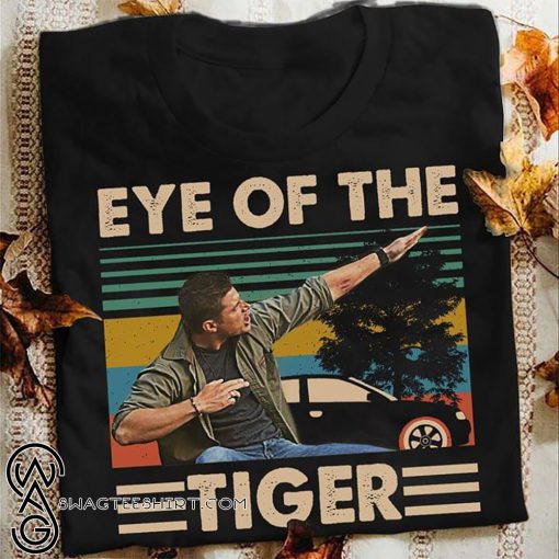 Vintage eye of the tiger supernatural dean winchester shirt