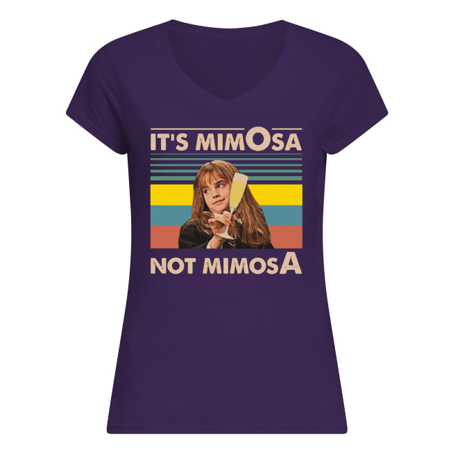 Vintage it's mimosa not mimosa hermione women's v-neck