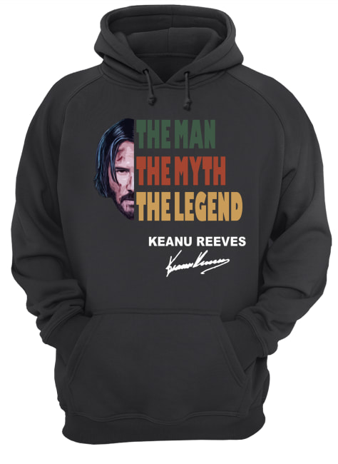 Vintage john wick the man the myth the legend keanu reeves signature hoodie
