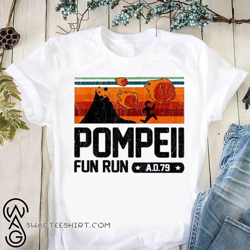 Vintage pompeii fun run AD 79 shirt