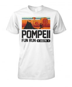 Vintage pompeii fun run AD 79 unisex cotton tee