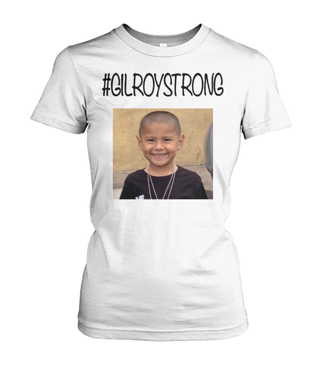 #gilroystrong rest in peace women's crew tee