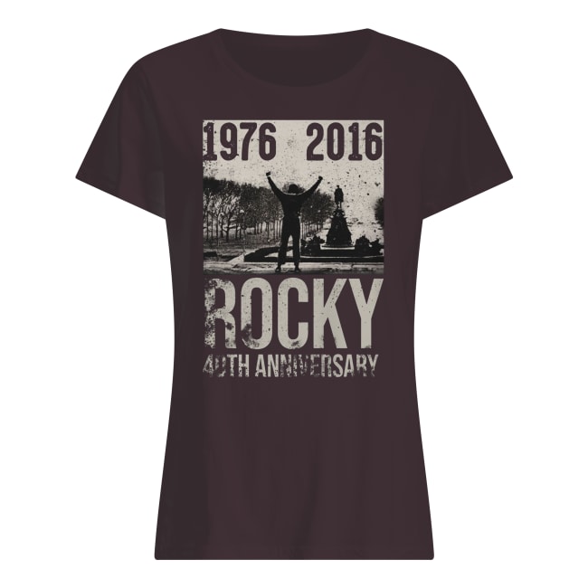 1976-2016 rocky 40th anniversary women's shirt