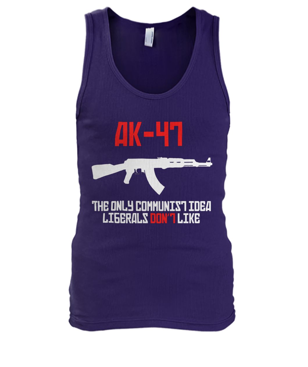 AK 47 the only communist idea liberals don't like men's tank top