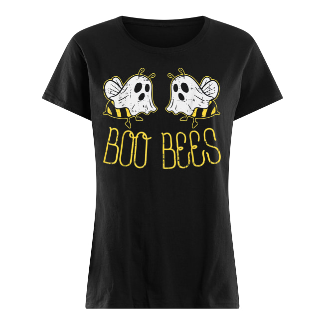Boo bees couples ghost halloween women's shirt