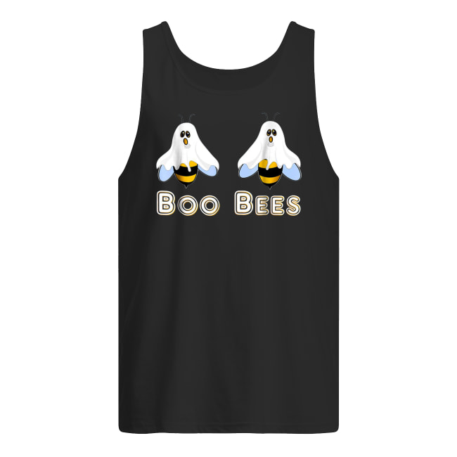 Boo bees ghost halloween couples bees tank top