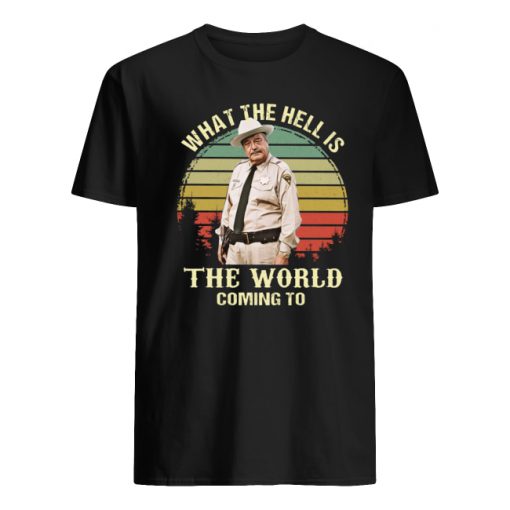 Buford T Justice what the hell is the world coming to vintage men's shirt