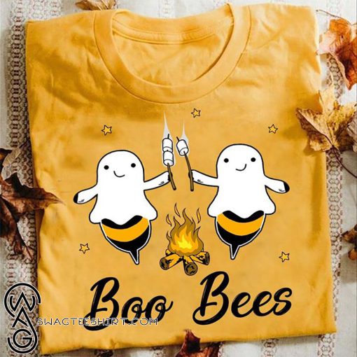 Camping boo bees couples halloween shirt