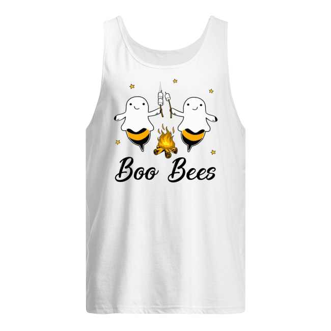 Camping boo bees couples halloween tank top
