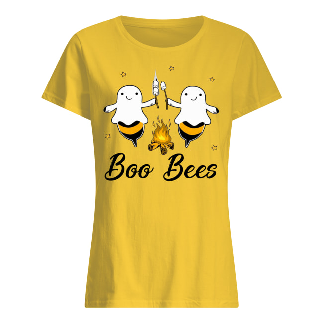 Camping boo bees couples halloween women's shirt