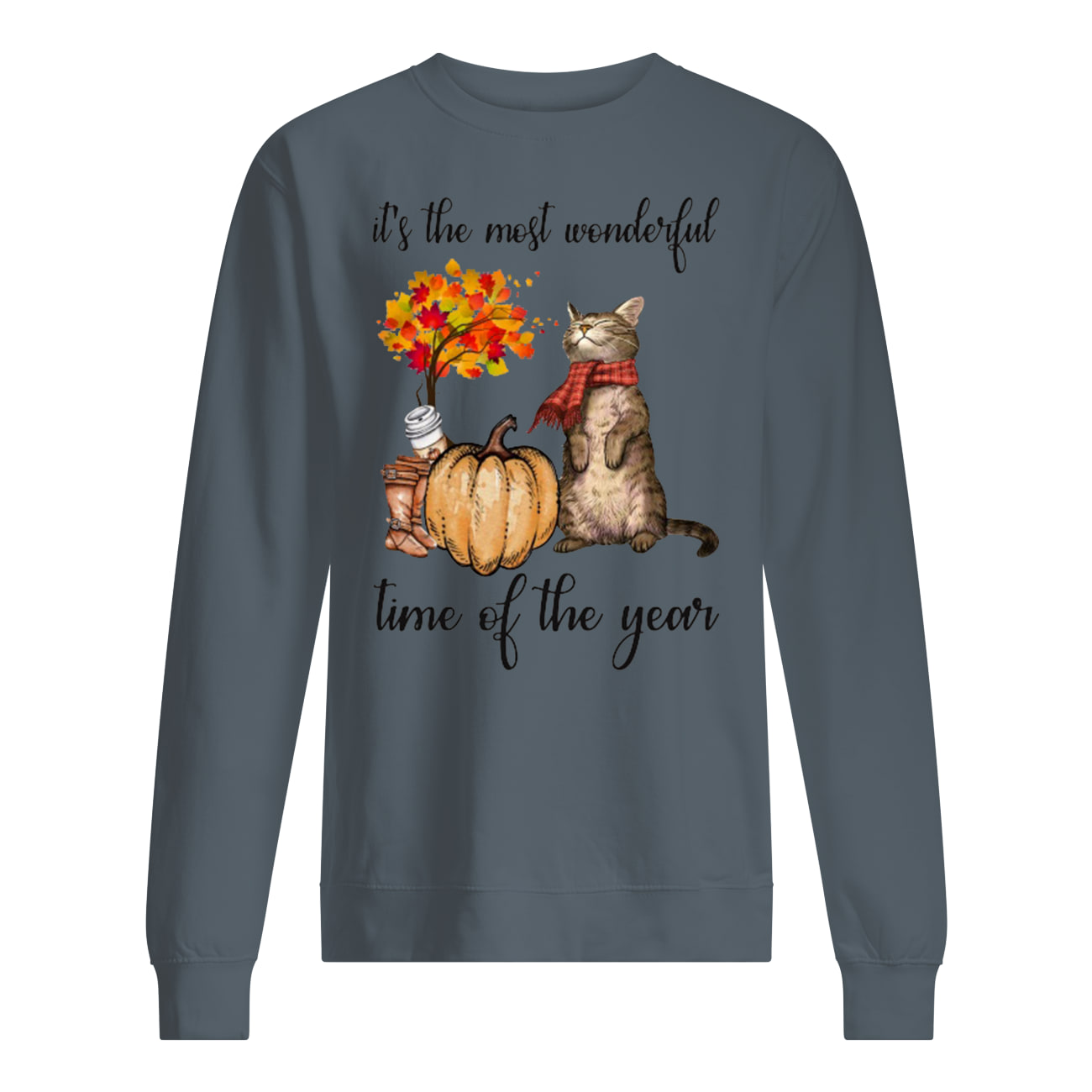 Cat it’s the most wonderful time of the year halloween sweatshirt