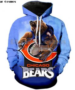 Chicago bears 3d hoodie - 1