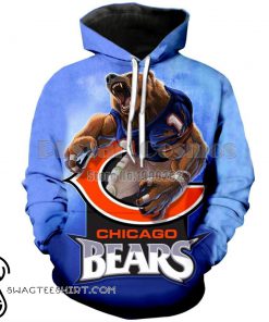 Chicago bears 3d hoodie