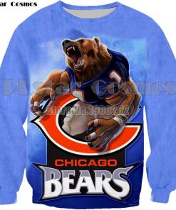 Chicago bears 3d sweater - 4