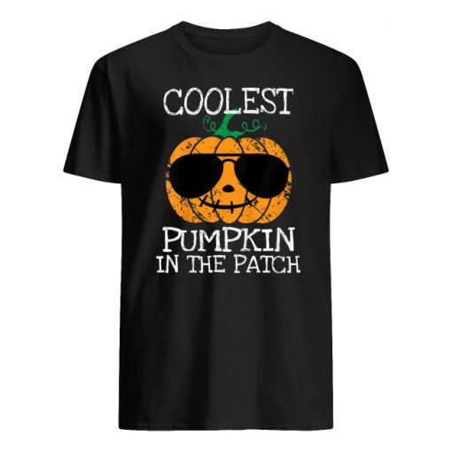 Coolest pumpkin in the patch halloween men's shirt