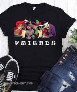 DC comics and disney characters friends shirt