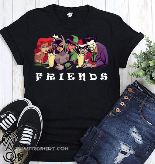 DC comics and disney characters friends shirt