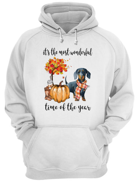 Dachshund it’s the most wonderful time of the year hoodie