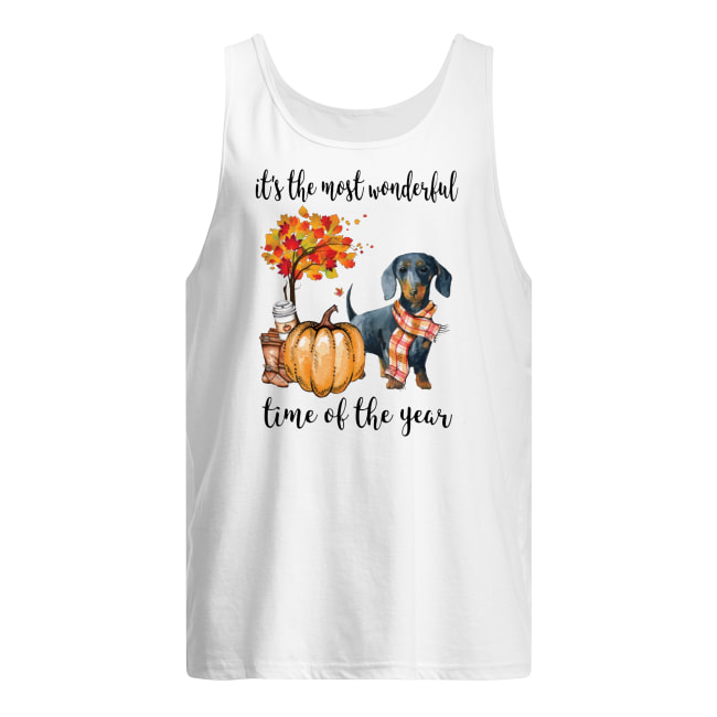 Dachshund it’s the most wonderful time of the year tank top