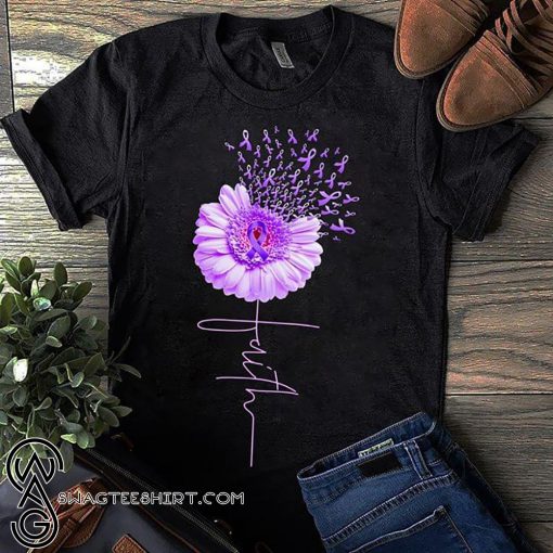 Daisy flower faith alzheimer's awareness shirt