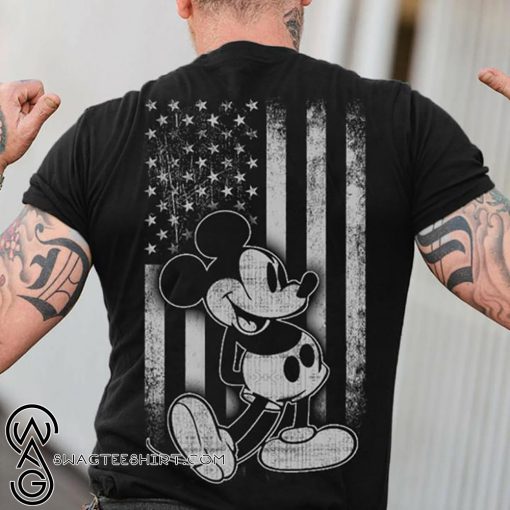 Disney mickey mouse american flag shirt