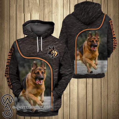Dog german shepherd 3d hoodie