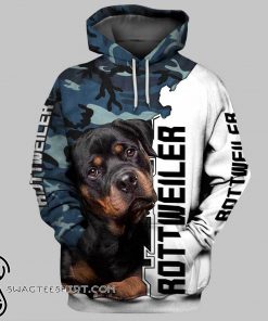 Dog rottweiler 3d hoodie