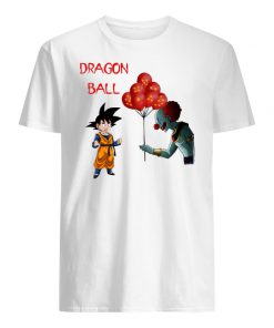Dragon ball pennywise and songoku men's shirt