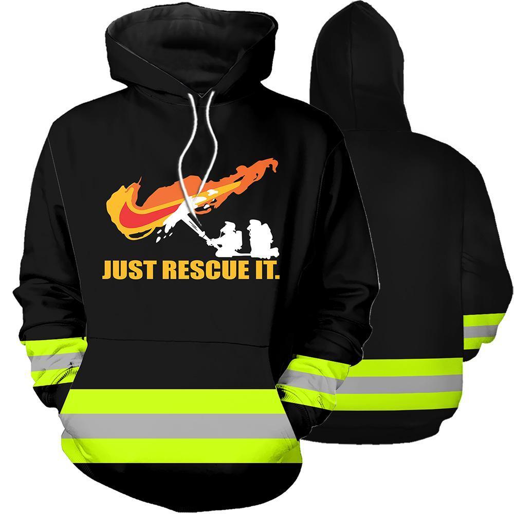 Firefighter hero nike 3d hoodie