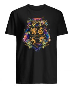 Floral house crests the wizarding world harry potter mens shirt