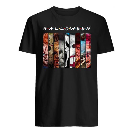 Friends tv show horror characters movies halloween men's shirt