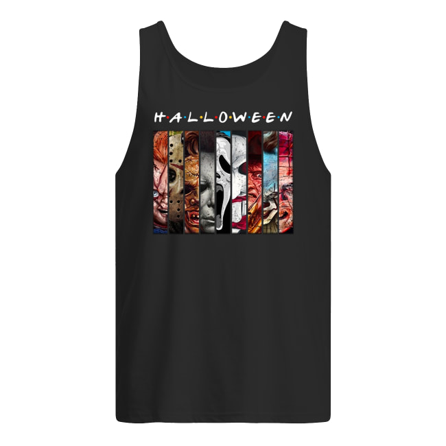 Friends tv show horror characters movies halloween tank top