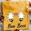 Halloween boo bees couples shirt