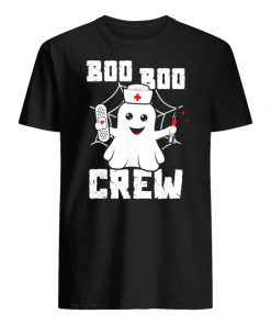 Halloween boo boo crew ghost nurse men's shirt