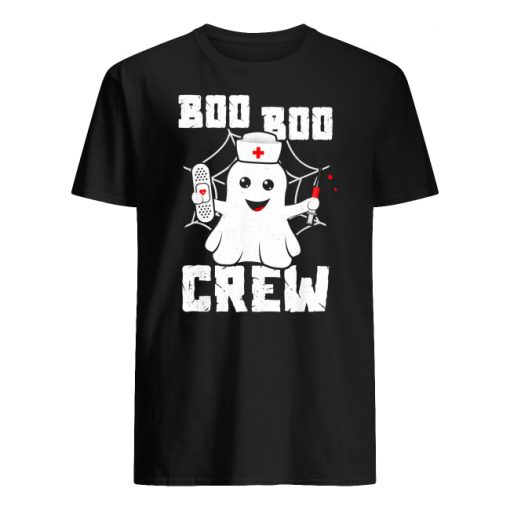 Halloween boo boo crew ghost nurse men's shirt