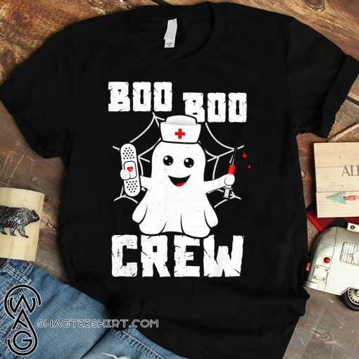 Halloween boo boo crew ghost nurse shirt