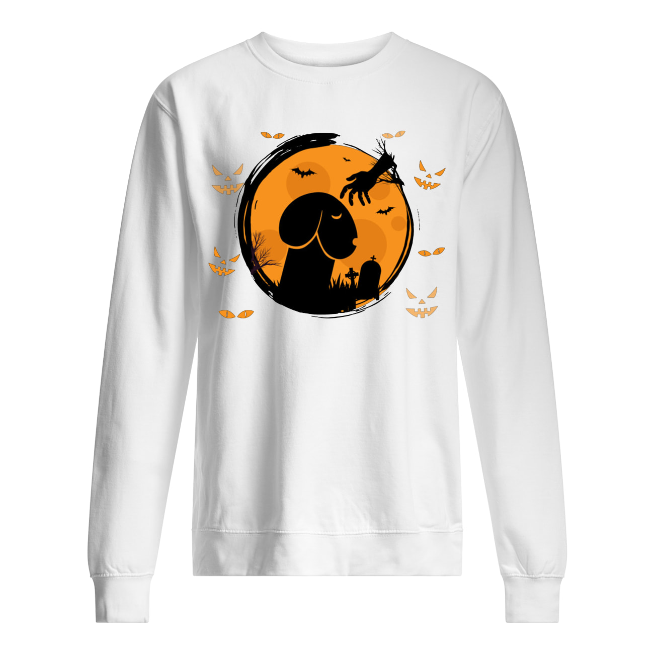 Halloween dickhead dog sweatshirt