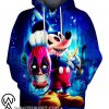 Halloween evil mickey mouse 3d hoodie