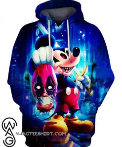Halloween evil mickey mouse 3d hoodie